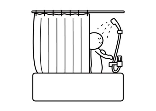 シャワーのついでに